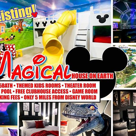 Magical Family Vacation Home Near Disney World At Storey Lake, Star Wars Gameroom, Pool, Theater, Mickey Slide, Sleeps Up To 28 Киссимми Экстерьер фото