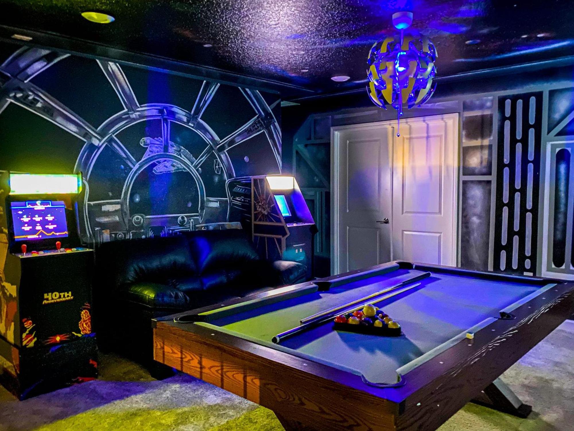 Magical Family Vacation Home Near Disney World At Storey Lake, Star Wars Gameroom, Pool, Theater, Mickey Slide, Sleeps Up To 28 Киссимми Экстерьер фото