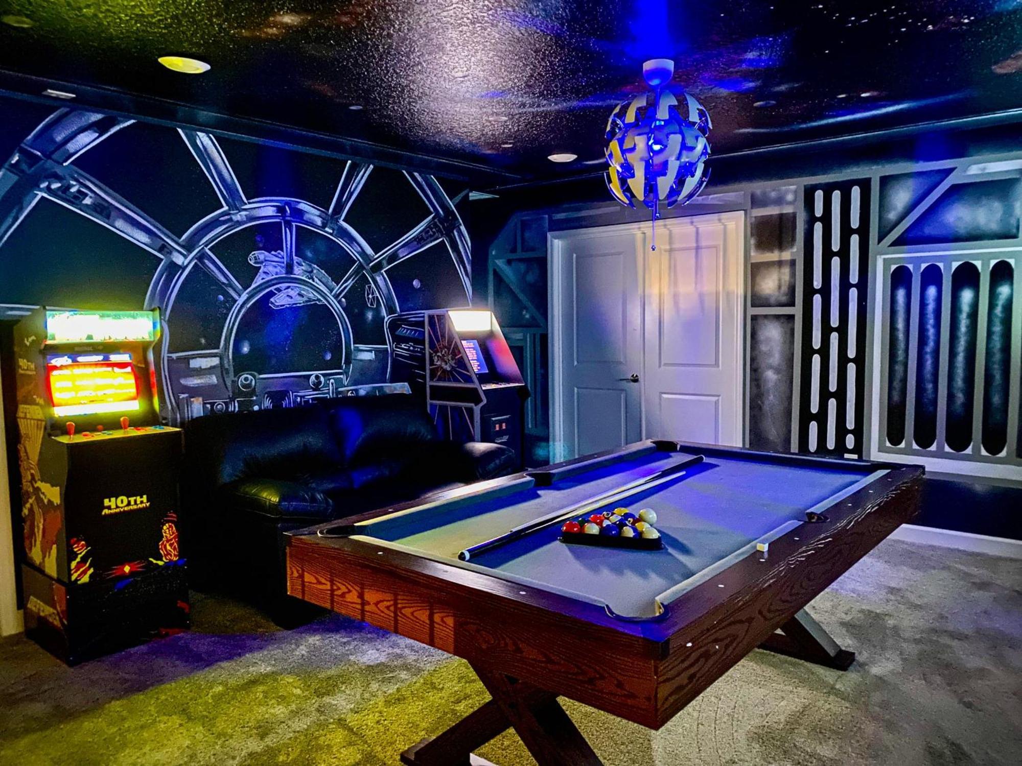 Magical Family Vacation Home Near Disney World At Storey Lake, Star Wars Gameroom, Pool, Theater, Mickey Slide, Sleeps Up To 28 Киссимми Экстерьер фото