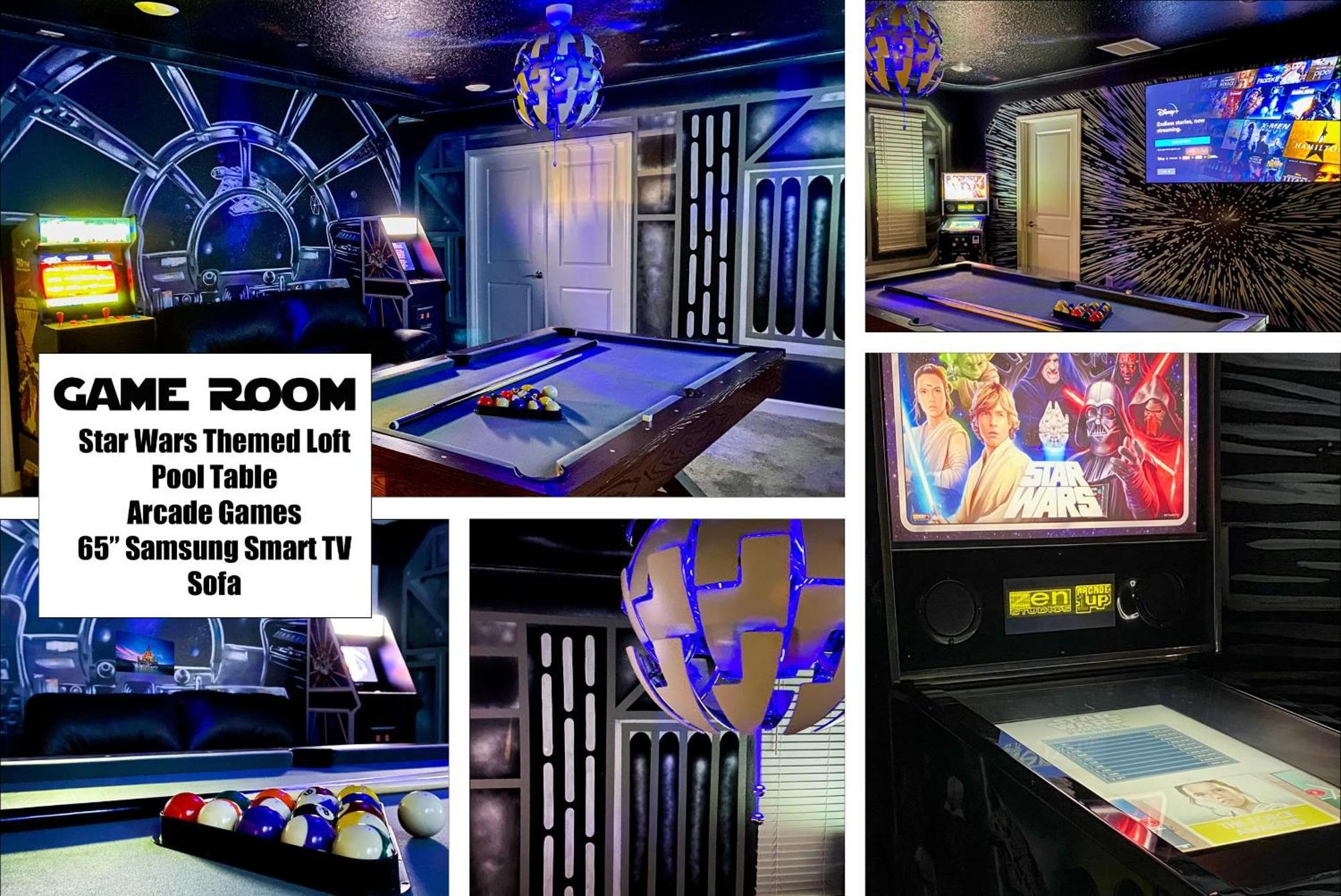 Magical Family Vacation Home Near Disney World At Storey Lake, Star Wars Gameroom, Pool, Theater, Mickey Slide, Sleeps Up To 28 Киссимми Экстерьер фото